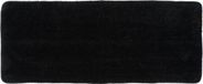 Tendance Badmat Aquarius - microfiber - hoogpolig - extra lang - zwart - 50 x 120 cm - antislip