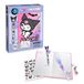Kuromi Hello Kitty Geheim Dagboek met Slot – Magic Pen met Onzichtbare Inkt + UV Lampje – Extra Pen met Kuromi Topper – Diary Set voor Enfants