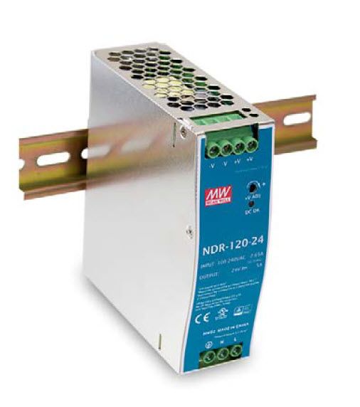 Mean Well NDR-120-24 - Voedingen - metallic