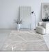 Mia's Teppiche Cielo Modern dicht laagpolig tapijt voor woonkamer en slaapkamer, elegante glans, glansvezel, hoog-laag-effect, veer, grijs, 80 x 300 cm
