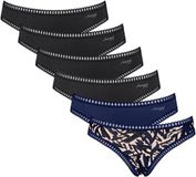 Sloggi Slip GO Crush Mini C6P Set van 6 - Zwart/Blauw - Maat XXL