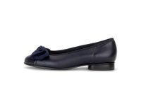 Gabor Dames Ballerina's Donkerblauw Leer Maat 40