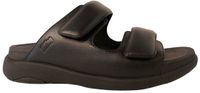Fitflop Slipper F-Mode Go Mens Adjustable Two-Bar Slides Zwart