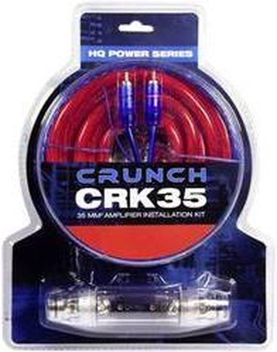 Crunch CRK35 Car-HiFi versterker aansluitset 35 mm² - Kleurloos