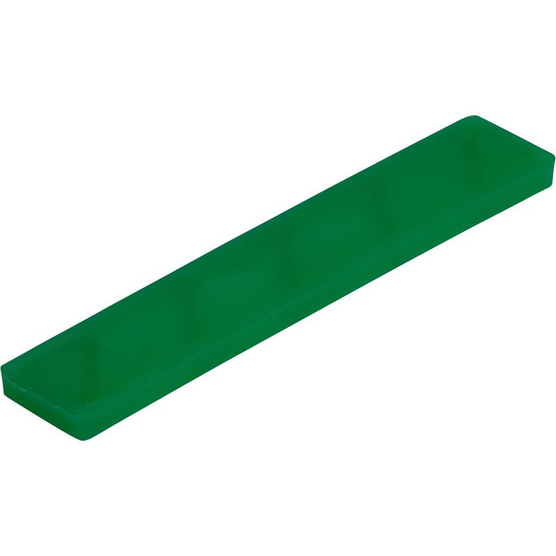 Kunststof rasterblokje 18x5mm Groen