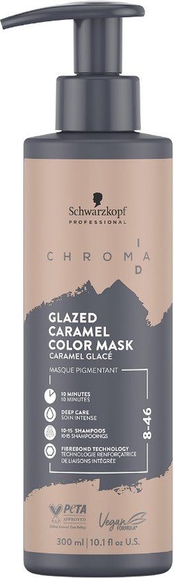Schwarzkopf Chroma ID 8-46 Glazed Caramel Color Mask 300ml