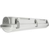 Deko Light Tri Proof Basic LED-kuiplamp voor vochtige ruimte LED 10 W Neutraalwit Grijs-wit (RAL 7035)