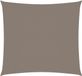 vidaXL Zonnescherm vierkant 2,5x2,5 m oxford stof taupe