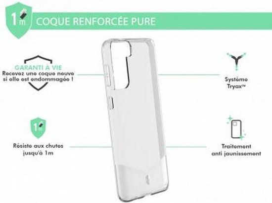 Force Case PURE Versterkt Hoesje voor Samsung Galaxy S21 Plus - Transparant