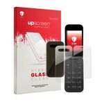 upscreen - Screenprotector voor HMD 2660 Flip 4G (Voor+Achter) - Folie Beschermfolie Beschermglas transparant