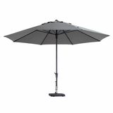 MADISON Parasol Rond Grijs 279cm