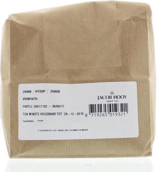 Jacob Hooy Hyssop 250 Gram
