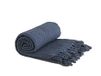 Emma Barclay Honingraat - Gerecycleerde Katoenen Effen Wafel Gestructureerde Stoel Sofa Setee Overdeken in Navy Blauw - 70x100 (178x254cm)