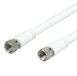 Schwaiger KVCHQ150 532 coax-kabel 15 m F Wit