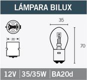 Vicma Box 10 Bilux Bulbs 12V 35/35W BA20d Motorcycle Scooter New