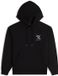 Daily Paper Hoodie met capuchon, lange mouw, steekzakken, regular fit, unisex, zwart, maat XL