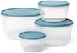 Unyqoos® Set de 4 boîtes de conservation alimentaire avec couvercle flexible pour usage polyvalent