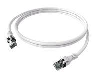 EasyLan DualBoot PushPull IP20 patchkabel, Cat.6A (Klasse EA), S/FTP, wit, 2 m