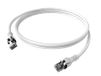 EasyLan DualBoot PushPull IP20 patchkabel, Cat.6A (Klasse EA), S/FTP, wit, 2 m