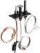 Latios Brûleur à gaz - Kit d'allumage - Remplace 69L17, 69L1701, 904405, J4117, 108084-02 - Pour cheminée à gaz et poêle à gaz - Compatible avec divers modèles de cheminées - Noir