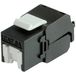 ROLINE Cat.6A Keystone RJ45 niet afgeschermd zonder gereedschap zwart