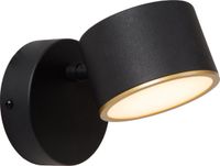 Lucide GIAN - Wandlamp - LED Dimbaar - 1x9W 2700K - Zwart