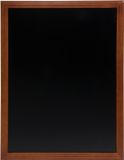 Securit® universeel wandkrijtbord in mahonie (L) 70 cm