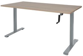 Prof Desk Bureau Pendolo basic 160x80 cm, Havanna, Aluminium