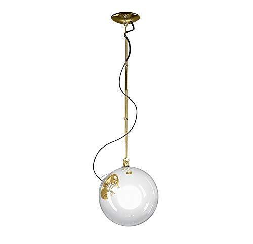 Artemide Lamp 23 W, Satijn Goud/Transparant