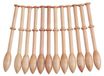 12 maillets en bois pour projets de bricolage, style antique, durables