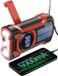 Stemily Radio d'urgence - Solaire - À manivelle - Pile - Kit d'urgence - Radio portable - Batterie externe - Lampe de poche - Alarme SOS