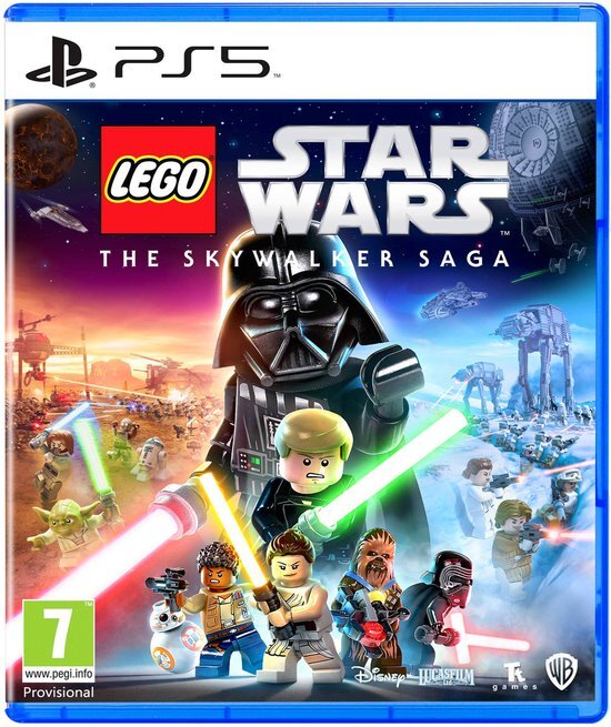 Warner Bros Entertainment Warner Bros LEGO Star Wars: The Skywalker Saga, PlayStation 5, Multiplayer modus, RP (Rating Pending), Fysieke media PlayStation 5