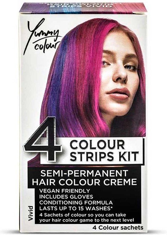 Yummy Colour Semi-permanente haarverf Vivid - Multicolours - 40 ml