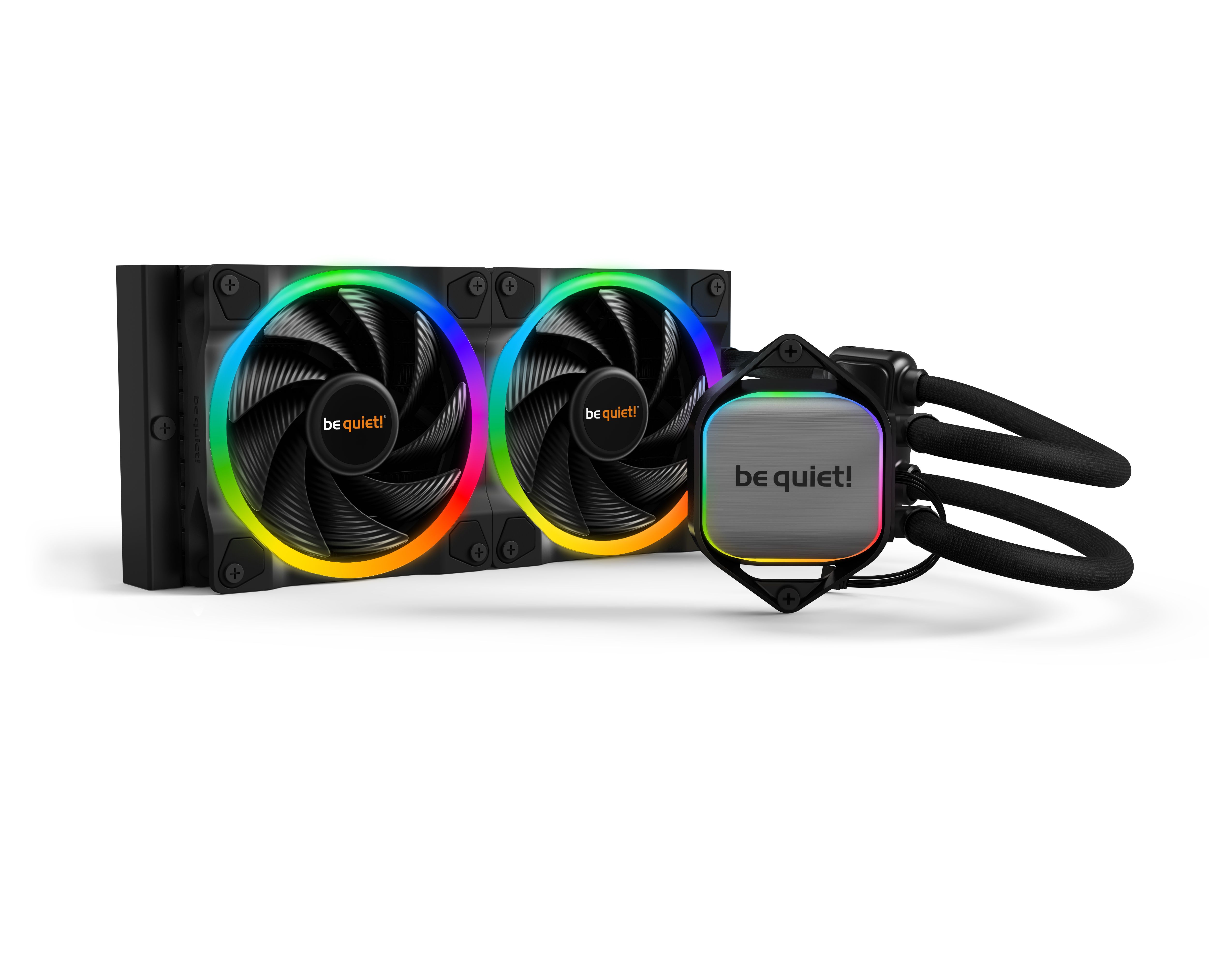 be quiet! Pure Loop 2 FX 240mm Liquid Cooler - Black - 2x120mm Fans - ARGB - PWM