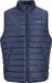 Jack&jones Jjelvis Light Bodywarmer Collar Navy Blazer