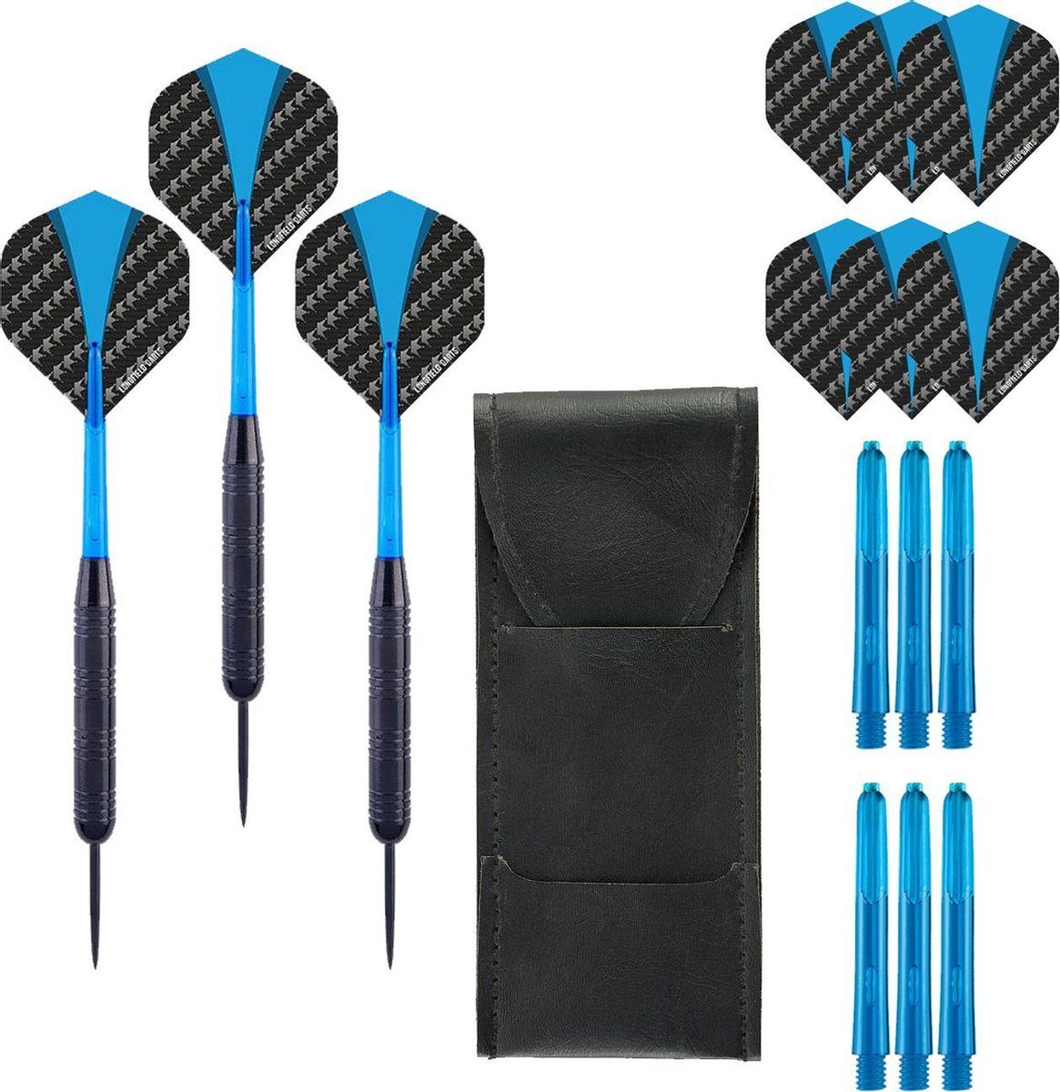Dragon Darts Blackbird Dartpijlen Set - 23 Gram - Zwart