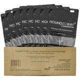 HOUNDSCOOP 800 Count Pull-Strap Header Pet Waste Bags, 8 Header Packs of 100 Bags, Dog Waste Station Bags for HOA, Residential, XL and Strong, Easy Single Pull for Poop Station