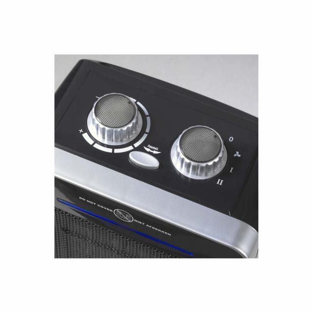 Euromac Eurom Safe-t-Heater 2000 Ceramic Heater - 2000W - Black/Silver