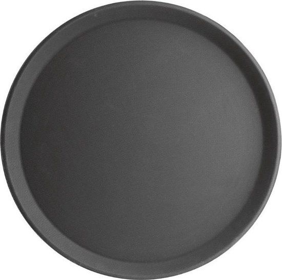 Olympia Kristallon Antislip Dienblad - 40.5cm - Zwart - Staal