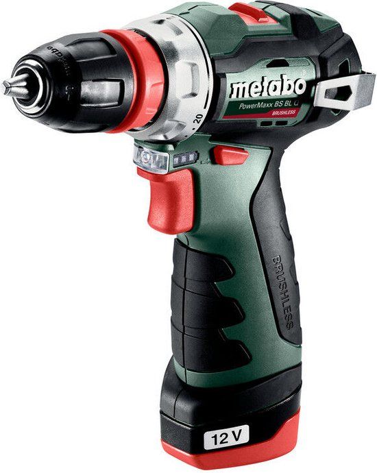 Metabo PowerMaxx BS BL Q Accu Boorschroefmachine - 12V - 2x2Ah - Incl. Lader & Koffer