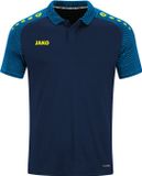 JAKO Polo Performance Marine-Jako Blauw Maat L