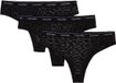 Calvin Klein Brazilian 3 Pk Zwart Dames L