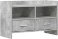 vidaXL TV-kast 71,5 x 33 x 47 cm Betongrijs Bewerkt hout