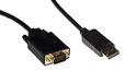 LINK LKDP10MF03 DisplayPort verlengkabel, 1 m, vergulde contacten, 4K, 60Hz, 21,6 Gbit/s, compatibel met pc, monitor en gaming