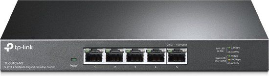 TP-Link TL-SG105-M2 - 5-poorts 2.5G Unmanaged Switch - Zwart
