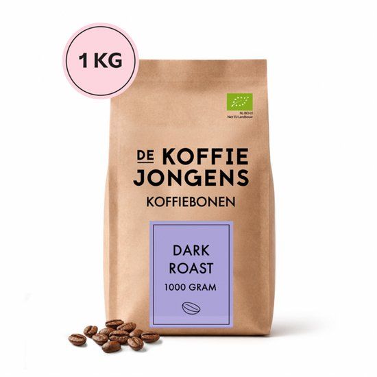 De Koffiejongens Dark Roast biologische koffiebonen 1 kg
