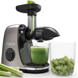 Fentic Slowjuicer - Juicer - Groenten en Fruitpers - 700ml - Antraciet