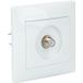 Zenitech Prise satellite encastrée mâle Ø7mm Type F Zyna - Blanc