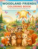 Woodland Friends Coloring Book: A Cozy Coloring Adventure for Kids Ages 4–8