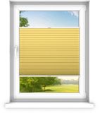 time4blinds - Plisségordijn zonder boren op maat gemaakt - Vouwgordijn - Plisségordijn privacy en zonwering - Eenvoudige installatie - Kant-en-klaar plisségordijn - 30x110 cm - Napolitaans